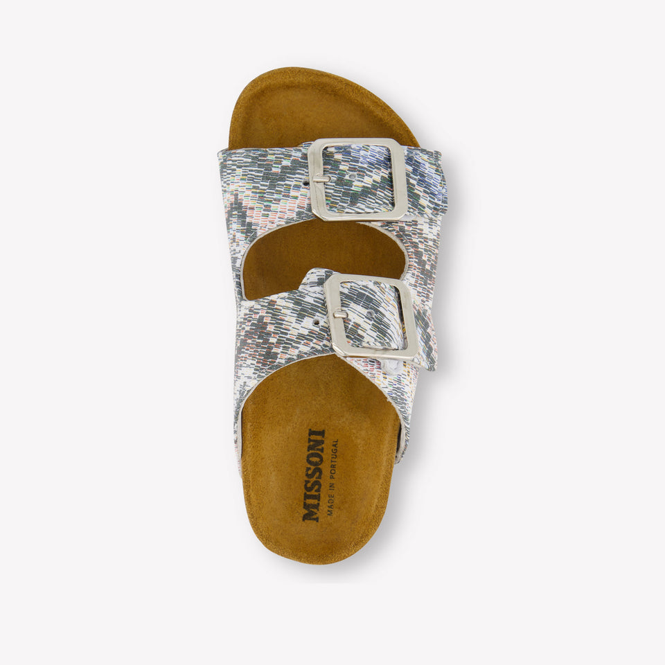 Missoni Jongens Slippers In Olijf Groen