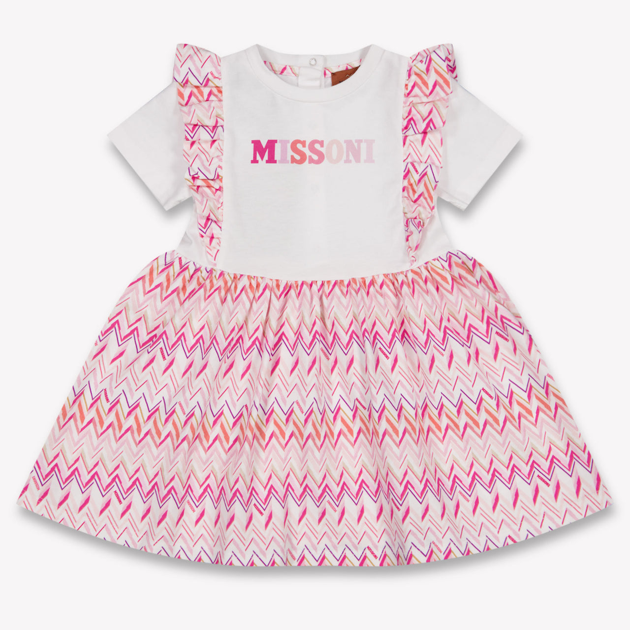 Missoni Baby Meisjes Jurk In Licht Roze
