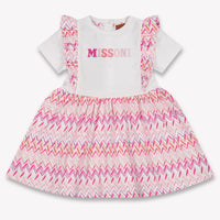 Missoni Baby Meisjes Jurk In Licht Roze