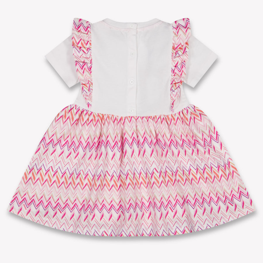Missoni Baby Meisjes Jurk In Licht Roze
