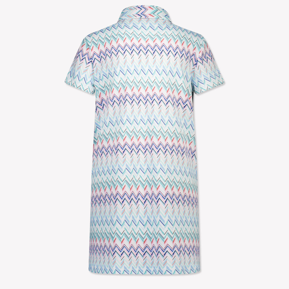 Missoni Kinder Meisjes Jurk In Turquoise