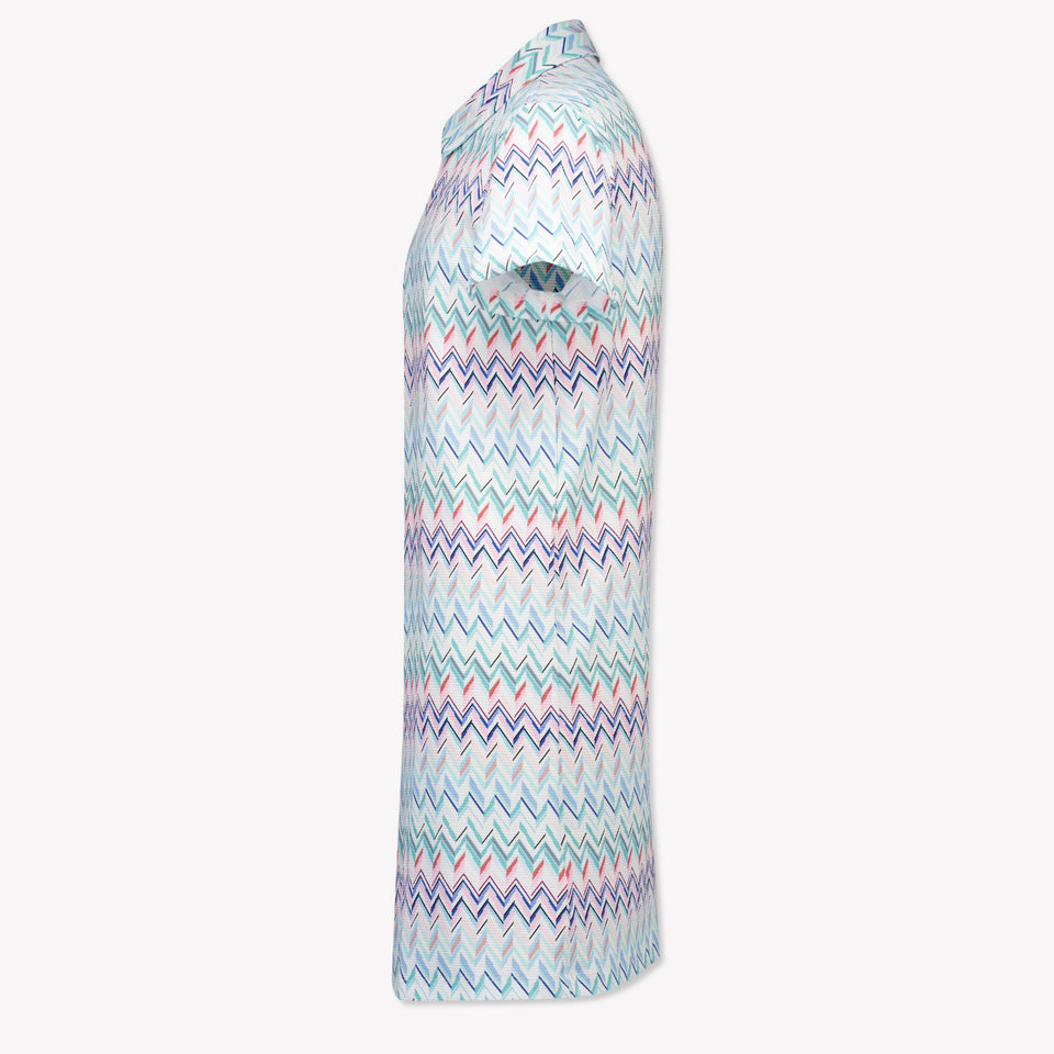 Missoni Kinder Meisjes Jurk In Turquoise