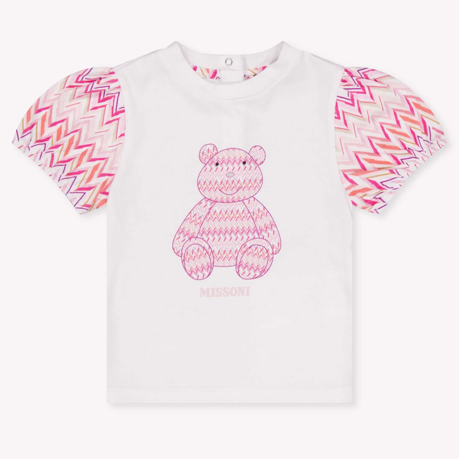 Missoni Baby Meisjes T-Shirt In Wit