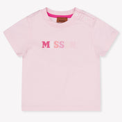 Missoni Baby Meisjes T-Shirt In Licht Roze