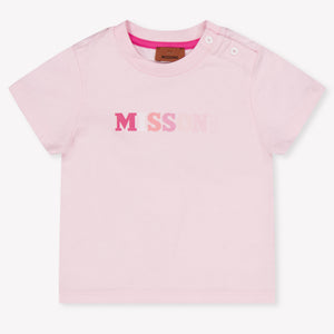 Missoni Baby Meisjes T-Shirt In Licht Roze