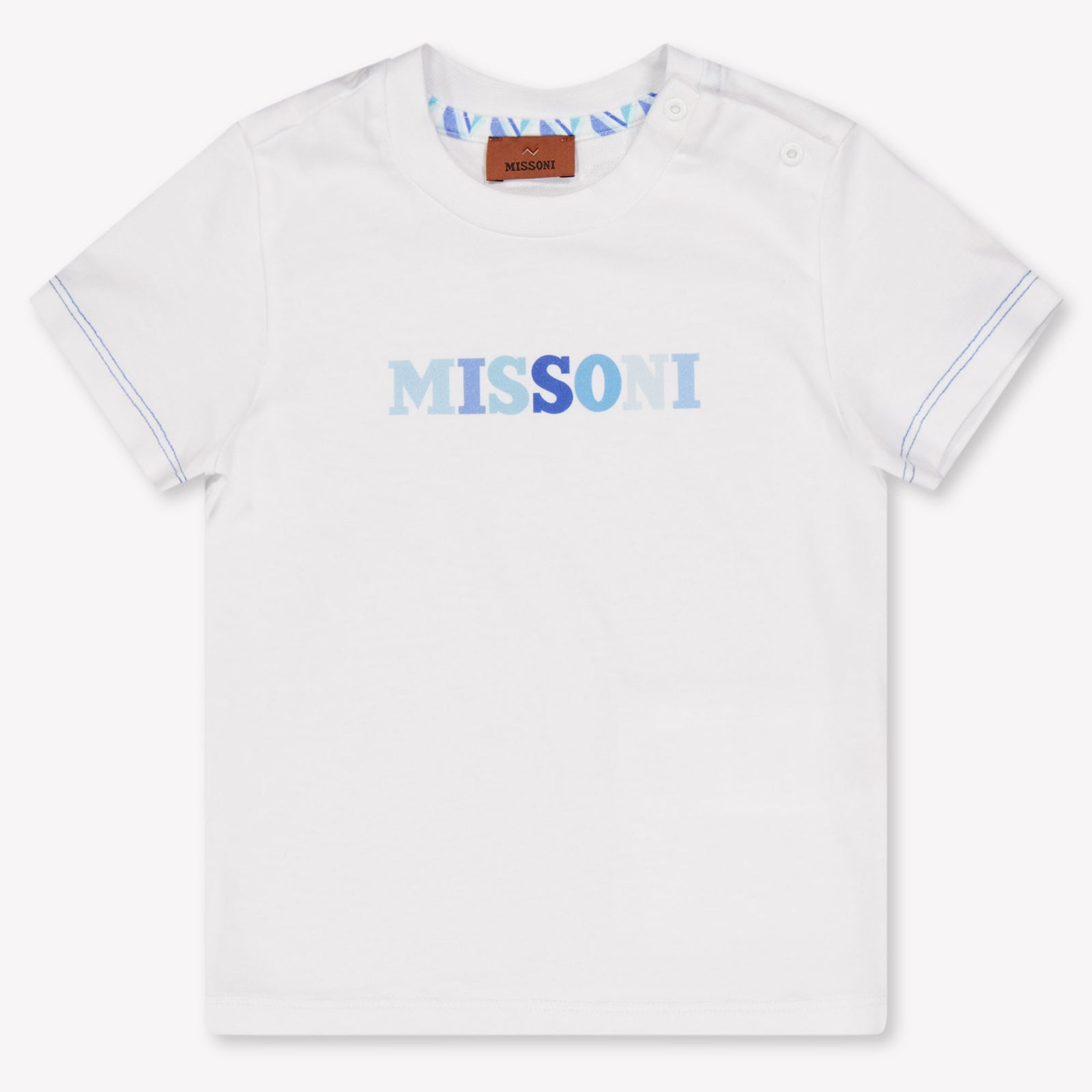 Missoni Baby Jongens T-Shirt In Wit