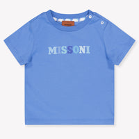 Missoni Baby Jongens T-Shirt In Blauw