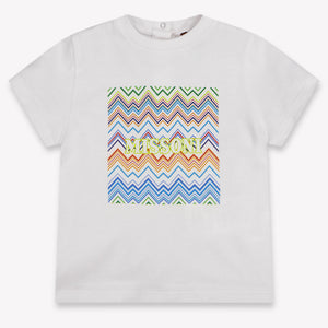 Missoni Baby Jongens T-Shirt In Wit