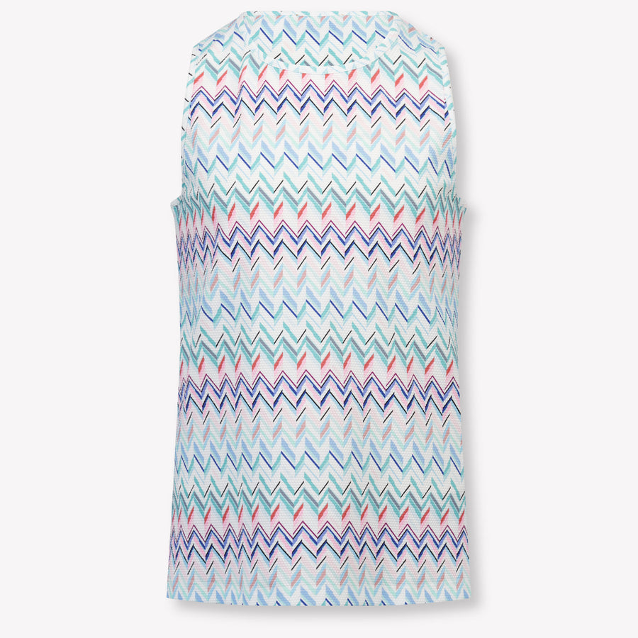 Missoni Kinder Meisjes T-Shirt In Blauw