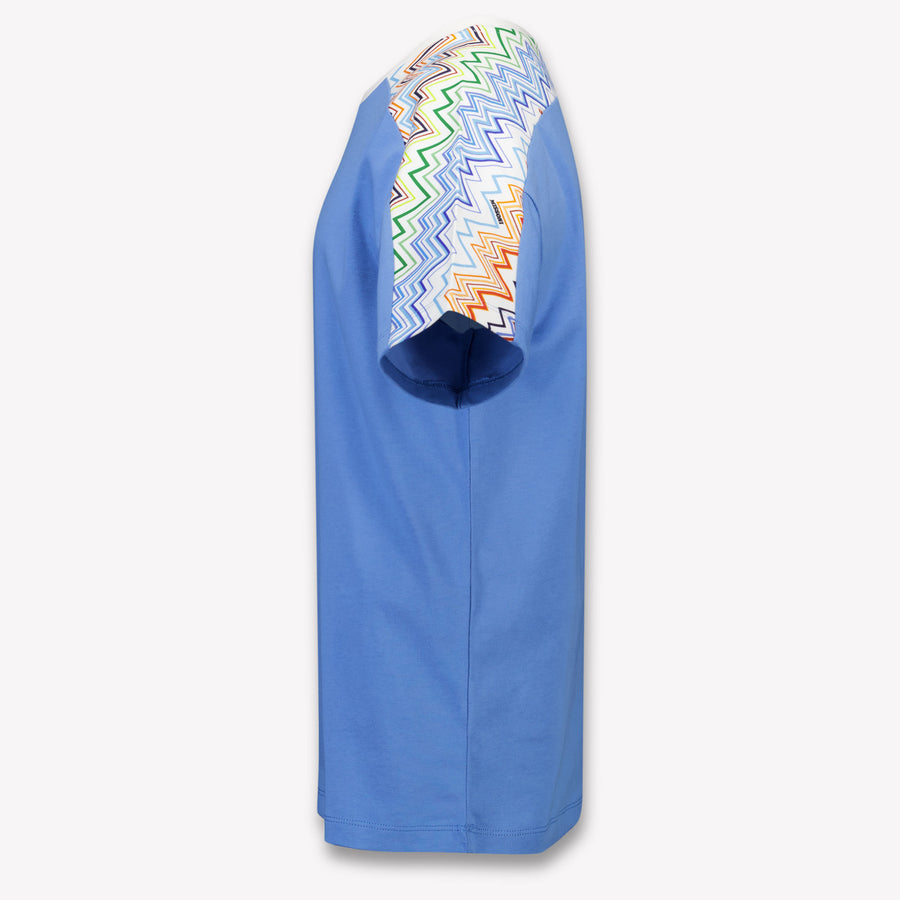 Missoni Kinder Jongens T-Shirt In Blauw