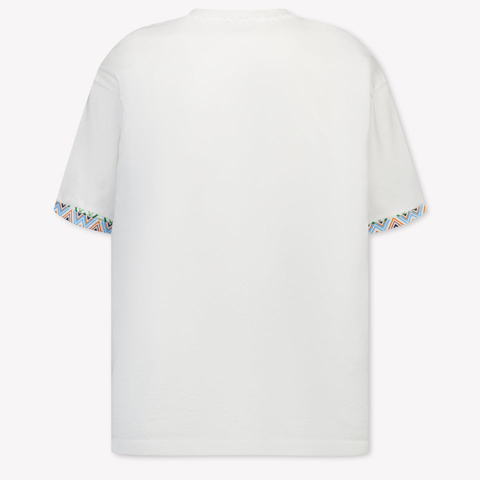 Missoni Kinder Jongens T-Shirt In Wit