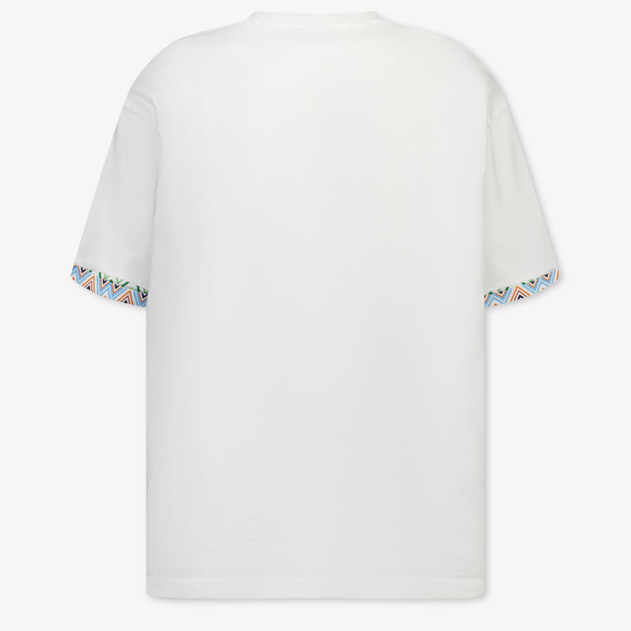Missoni Kinder Jongens T-Shirt In Wit