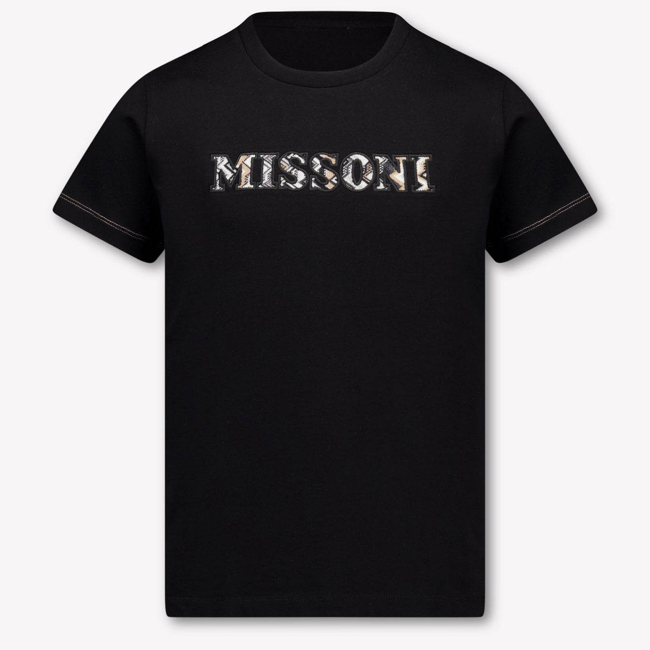 Missoni Kinder Jongens T-Shirt In Zwart