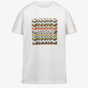 Missoni Kinder Jongens T-Shirt In Wit
