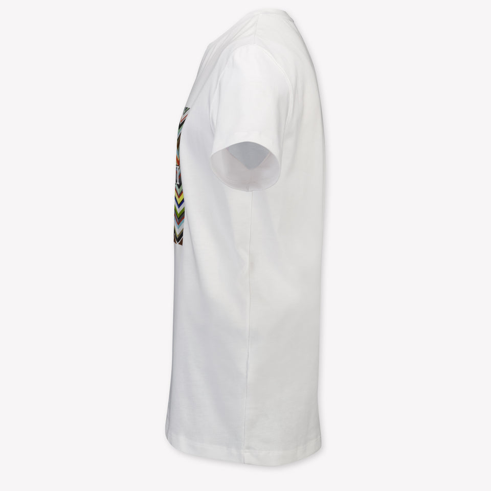 Missoni Kinder Jongens T-Shirt In Wit