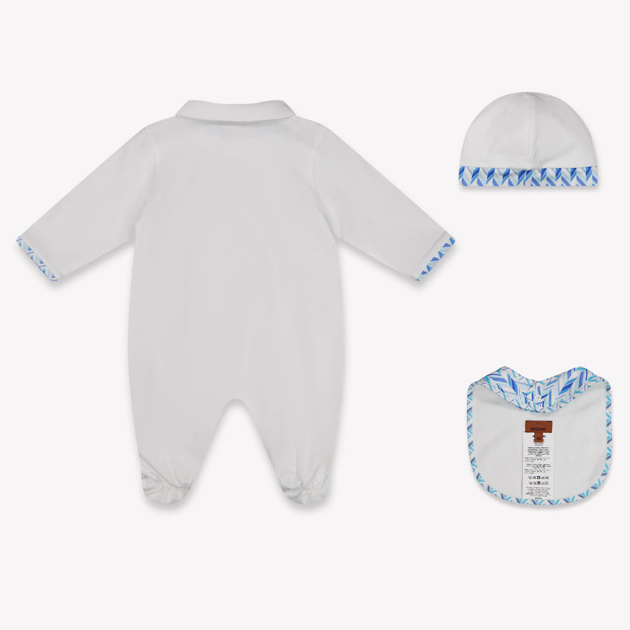 Missoni Baby Jongens Boxpakje In Wit