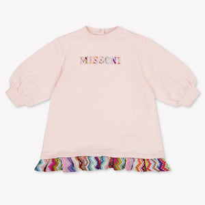 Missoni Baby Meisjes Jurk In Licht Roze