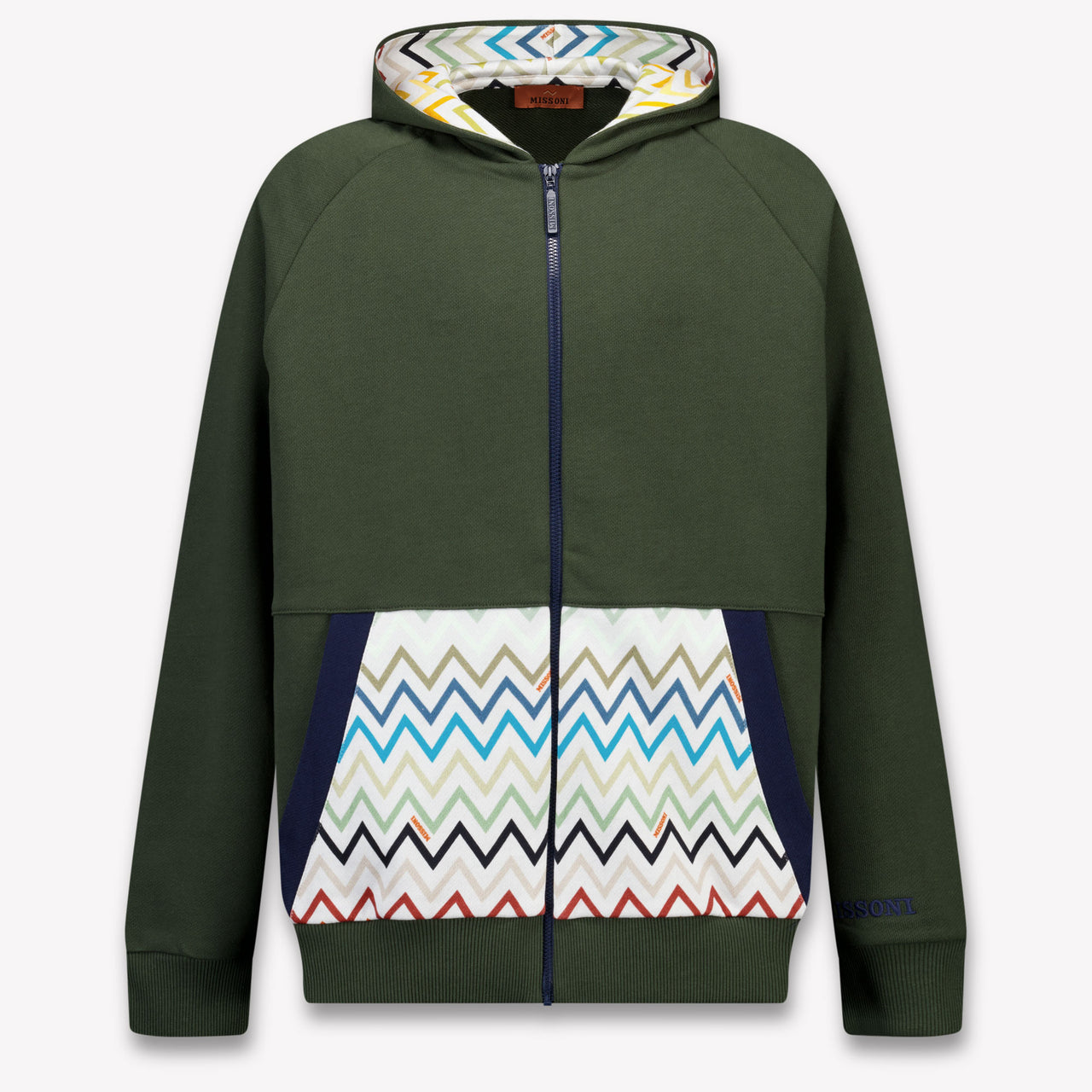 Missoni Kinder Jongens Vest In Donker Groen