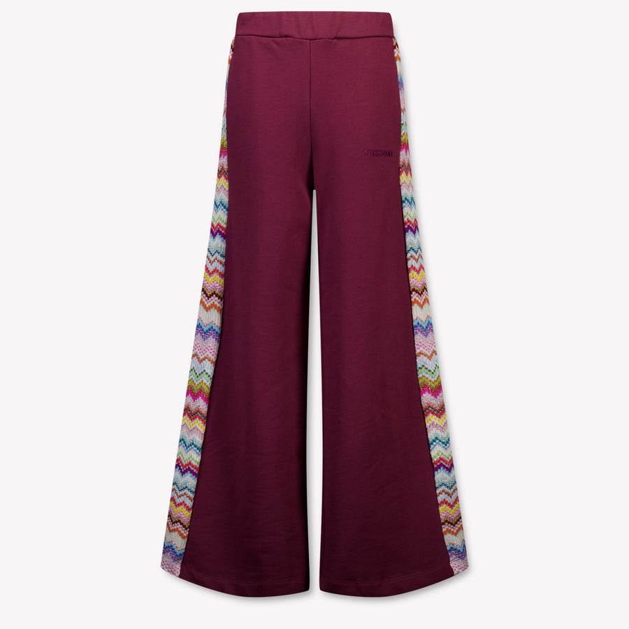 Missoni Kinder Meisjes Broek In Bordeaux