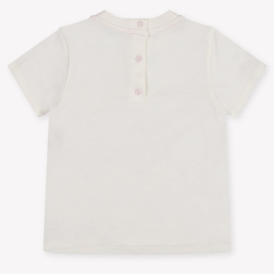 Missoni Baby Meisjes T-Shirt In Off White