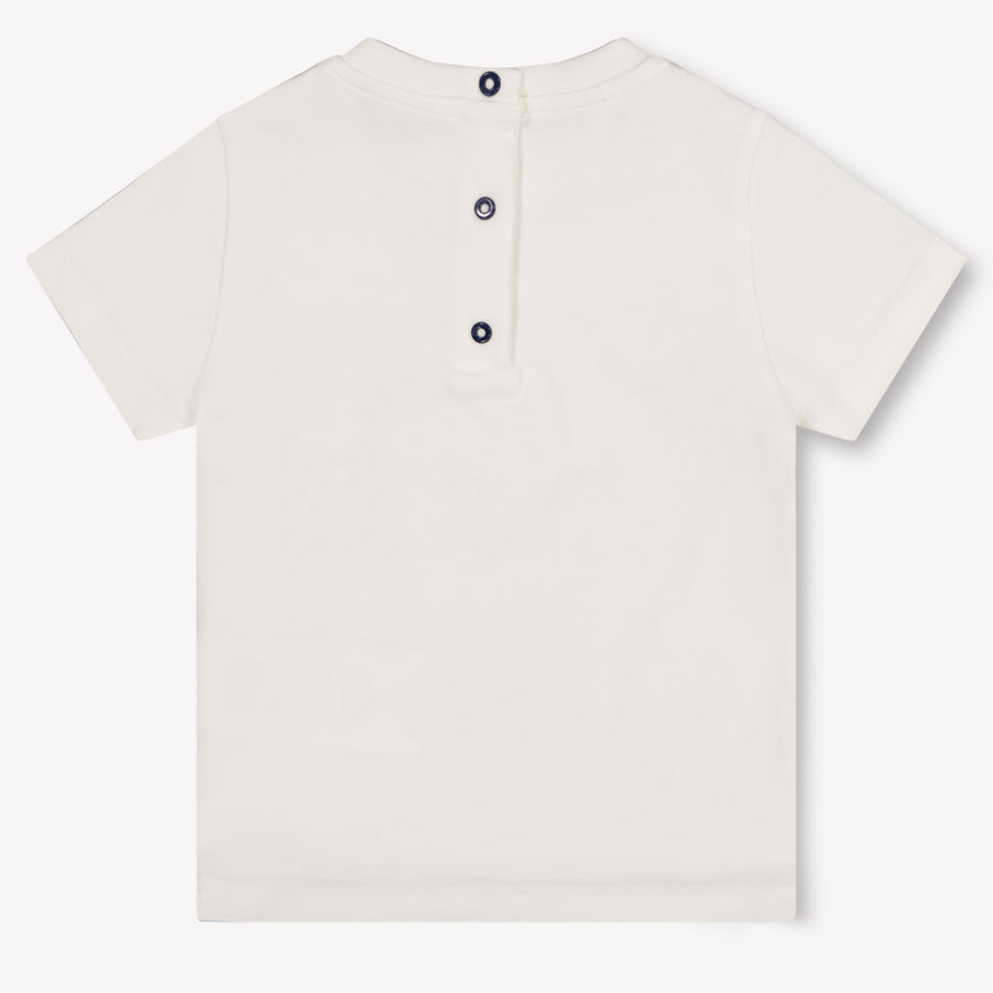 Missoni Baby Jongens T-Shirt In Off White