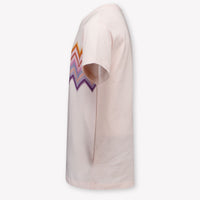 Missoni Kinder Meisjes T-Shirt In Licht Roze