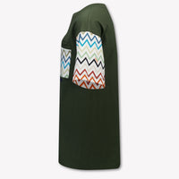 Missoni Kinder Jongens T-Shirt In Donker Groen