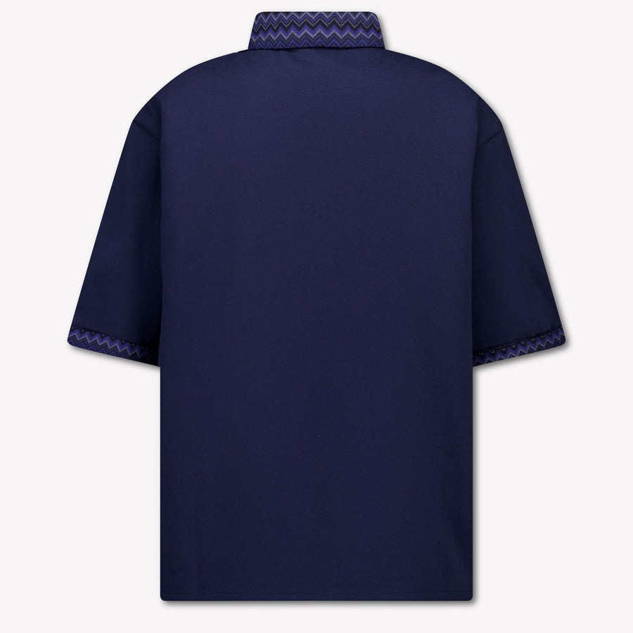 Missoni Kinder Jongens Polo In Navy