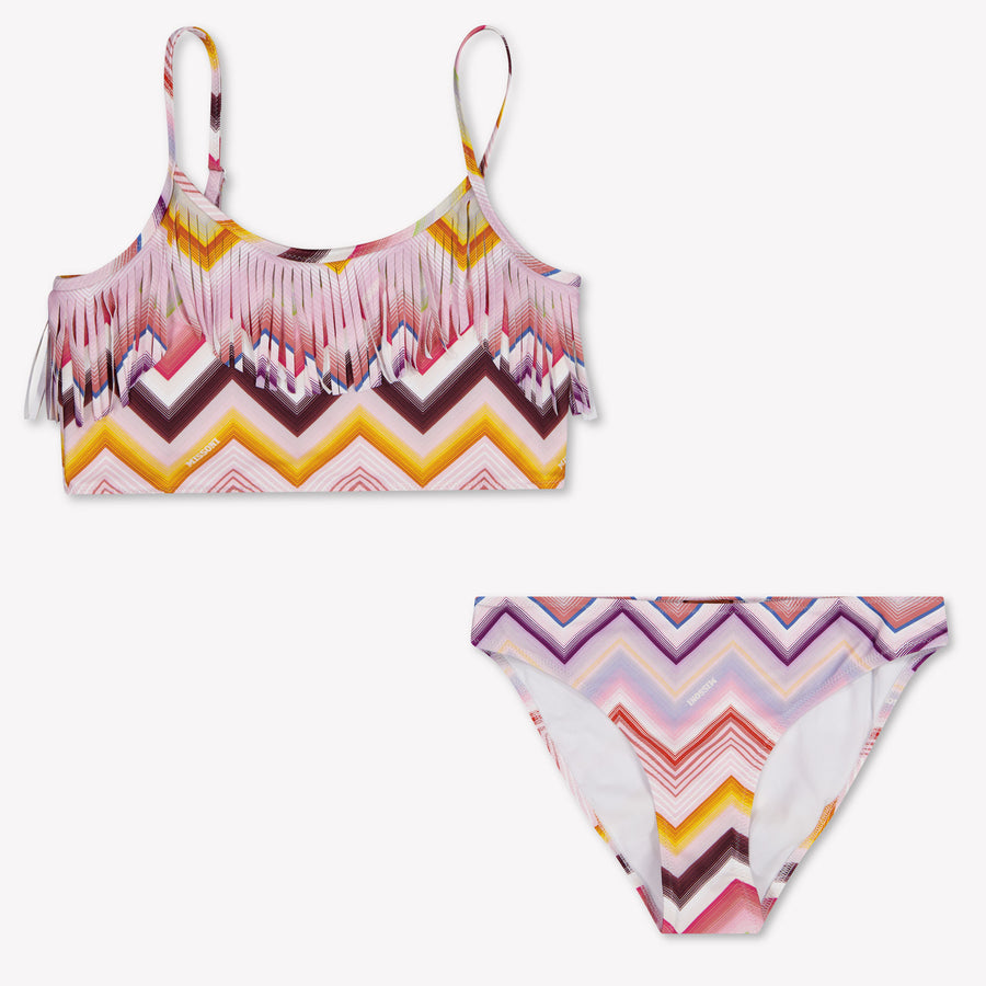 Missoni Kinder Meisjes Zwemkleding In Licht Roze