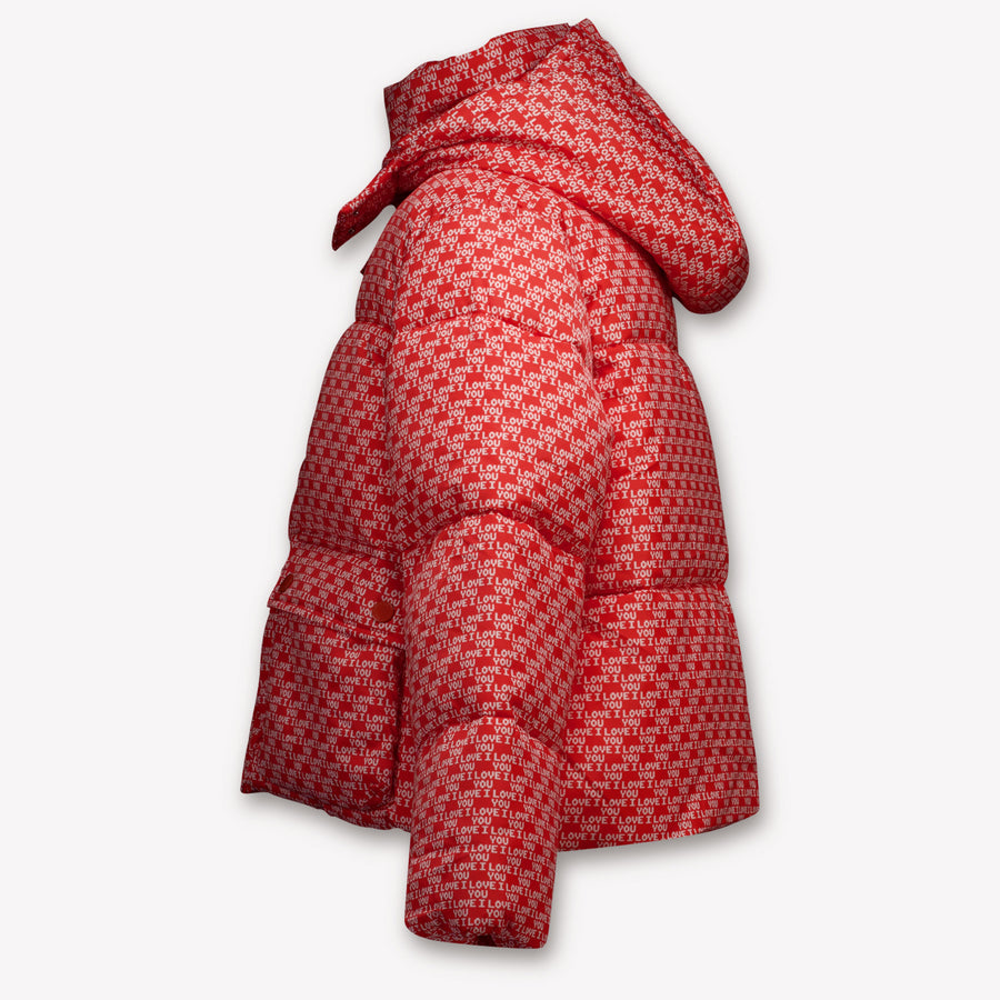 Stella McCartney Kinder Meisjes Winterjas In Rood