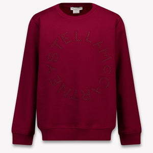 Stella McCartney Kinder Meisjes Trui In Bordeaux