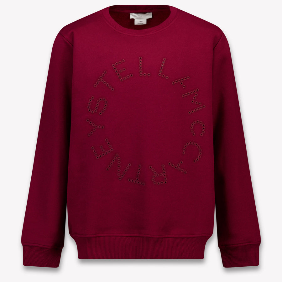 Stella McCartney Kinder Meisjes Trui In Bordeaux