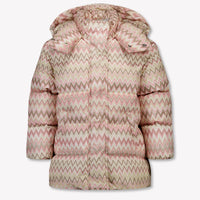Missoni Kinder Meisjes Winterjas In Licht Roze