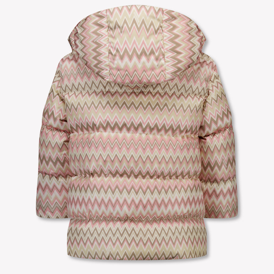 Missoni Kinder Meisjes Winterjas In Licht Roze