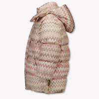 Missoni Kinder Meisjes Winterjas In Licht Roze