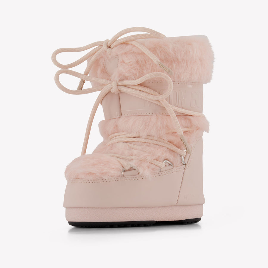 Moonboot Girls Snowboots In Light Pink