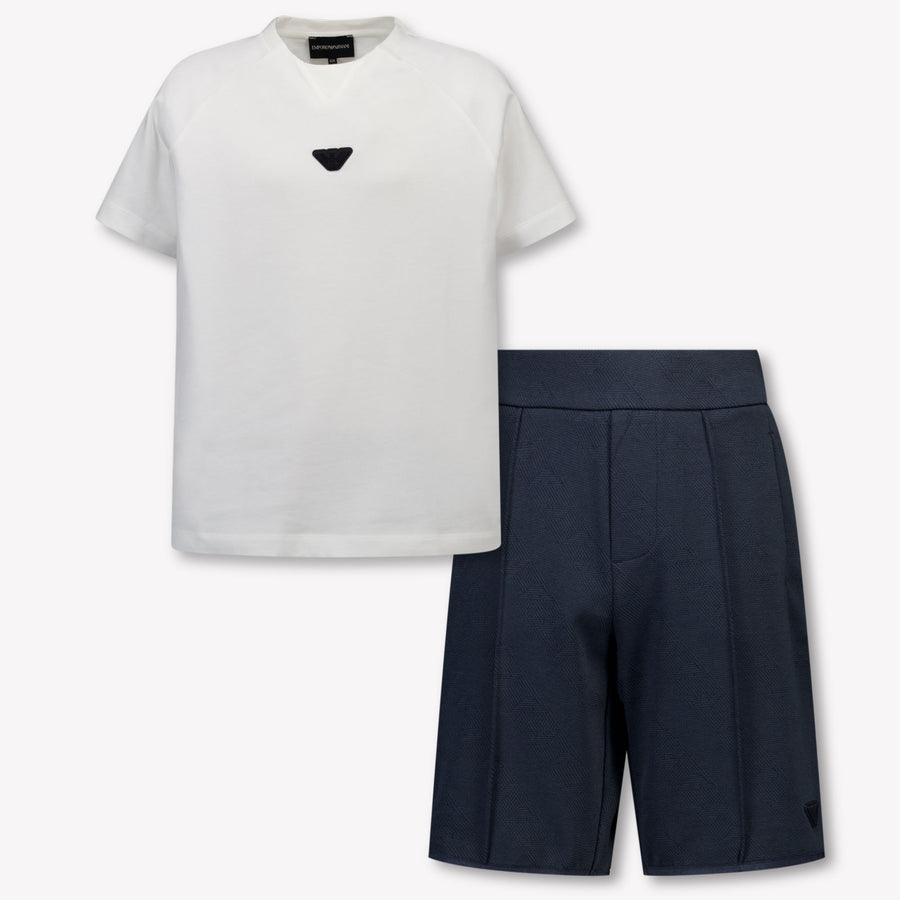 Armani Kinder Jongens Setje In Navy