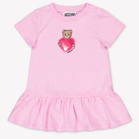 Moschino Baby Meisjes Jurk In Roze