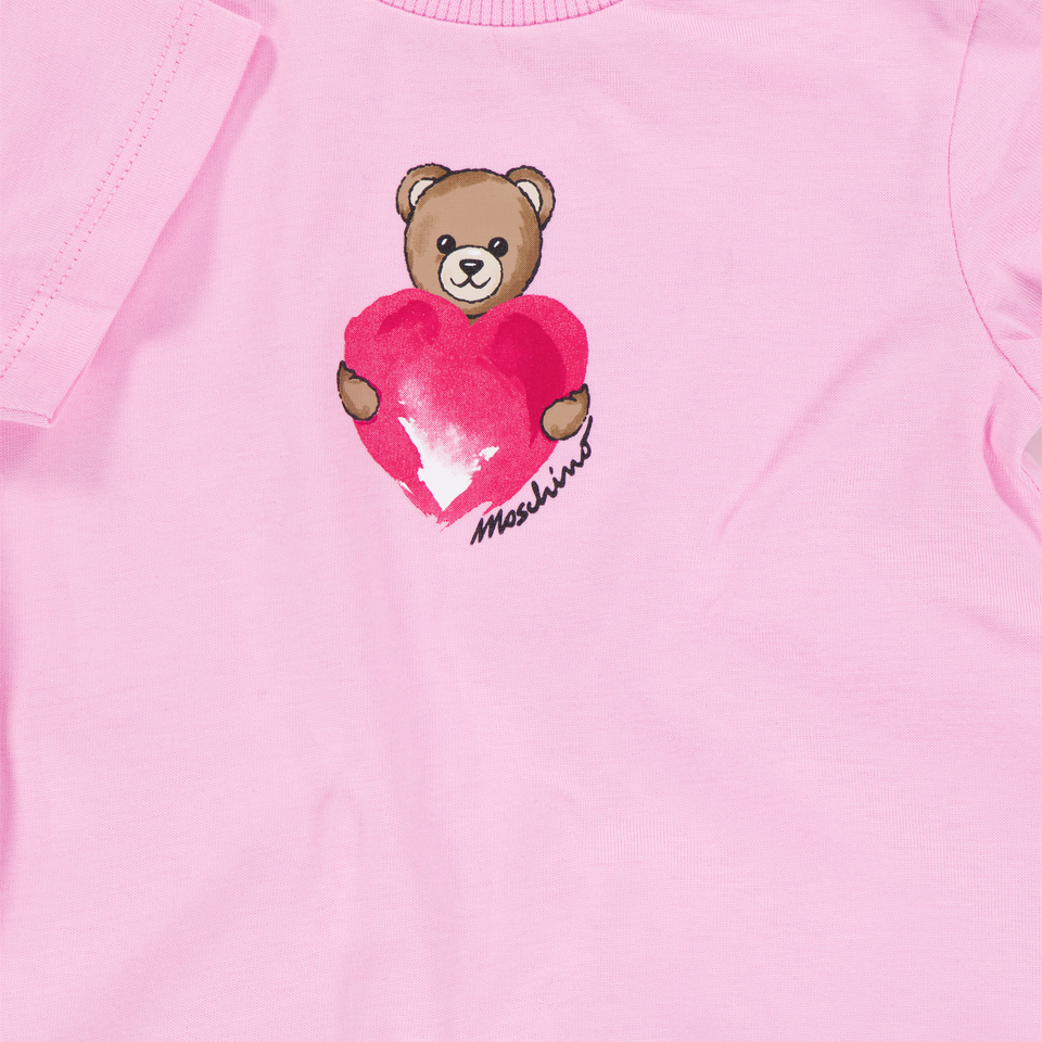 Moschino Baby Meisjes Jurk In Roze