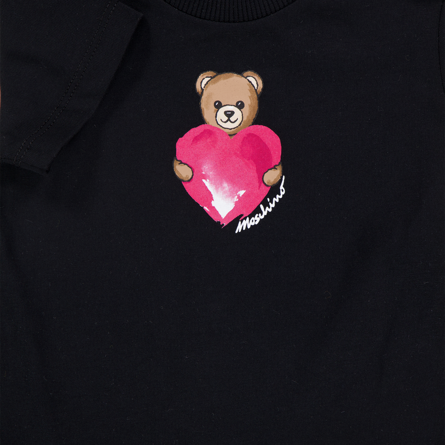 Moschino Baby Meisjes Jurk In Zwart