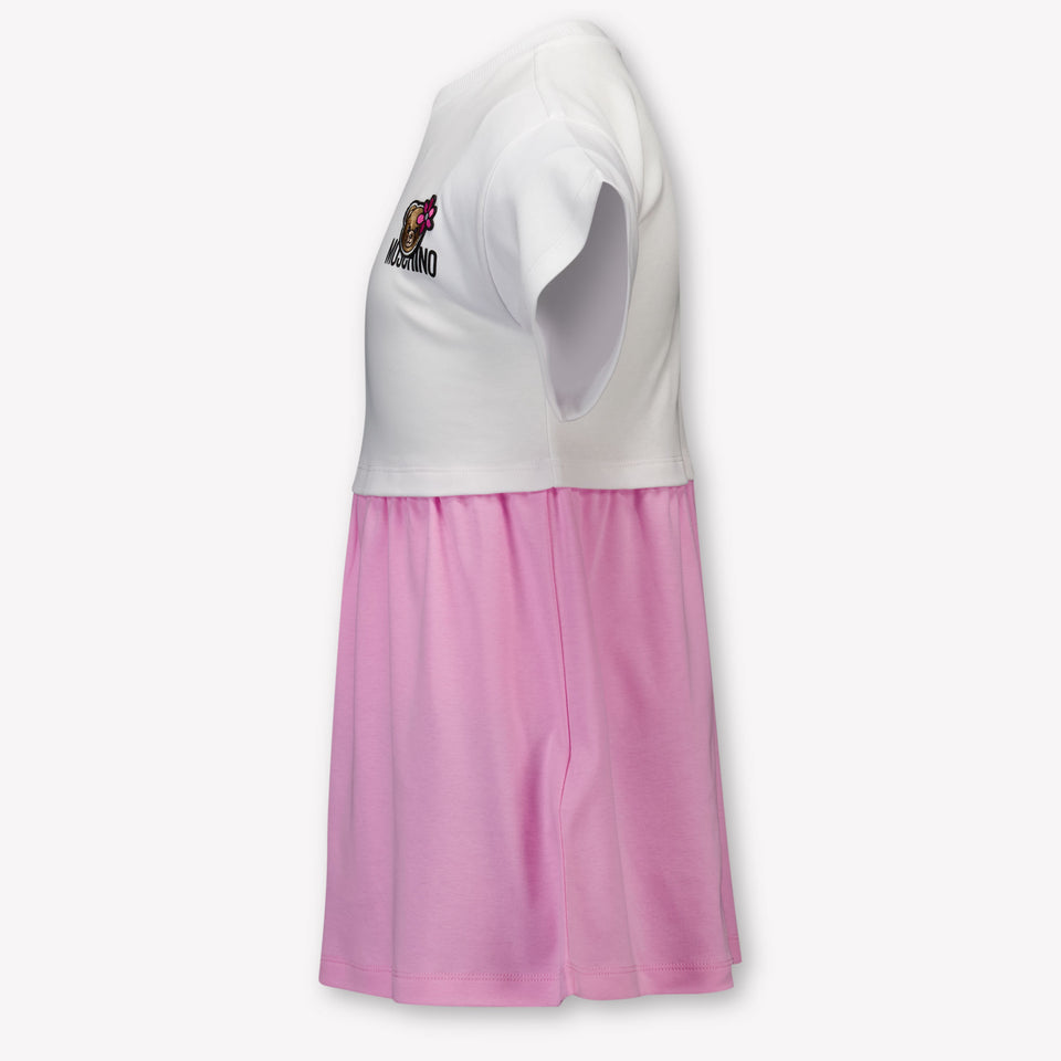 Moschino Kinder Meisjes Jurk In Roze