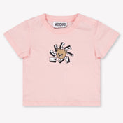 Moschino Baby Unisex T-Shirt In Licht Roze
