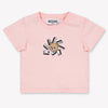 Moschino Baby Unisex T-Shirt In Licht Roze