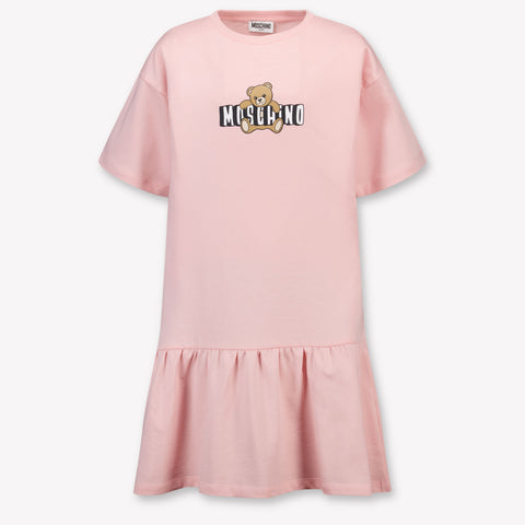 Moschino Kinder Meisjes Jurk In Licht Roze