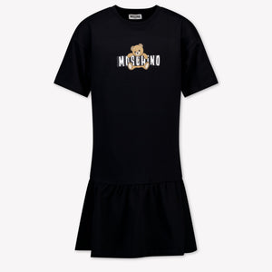 Moschino Kinder Meisjes Jurk In Zwart