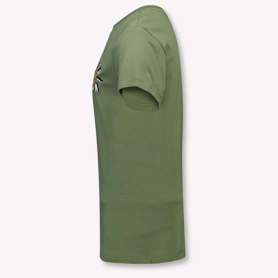 Moschino Kinder Jongens T-Shirt In Army