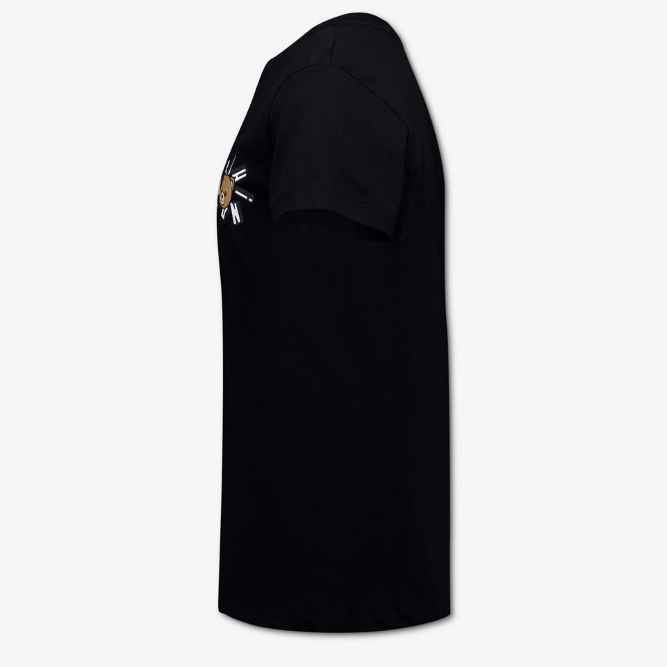 Moschino Kinder Jongens T-Shirt In Zwart