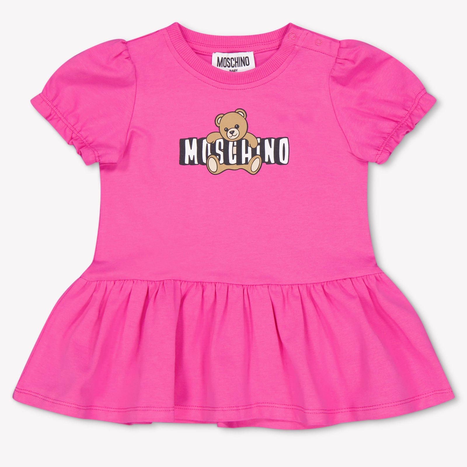 Moschino Baby Meisjes Jurk In Fuchsia