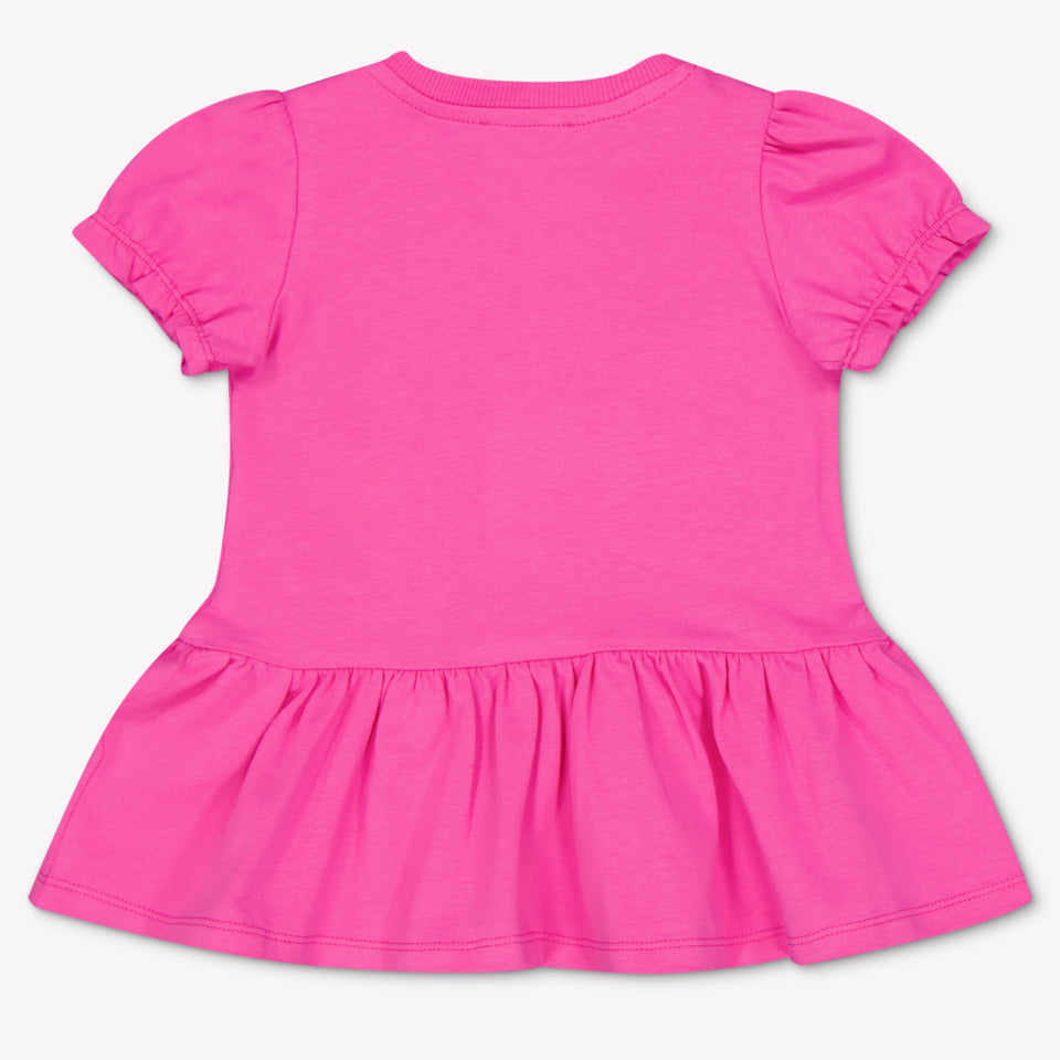 Moschino Baby Meisjes Jurk In Fuchsia
