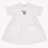 Moschino Baby Meisjes Jurk In Wit